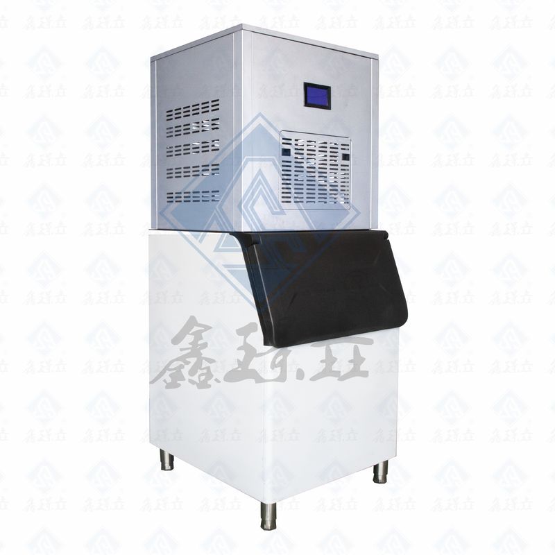 Máquina de fazer cubos de gelo de aço inoxidável e máquina de fazer gelo para produção rápida de gelo