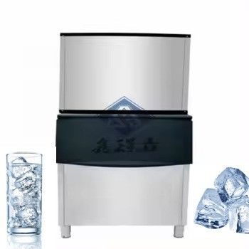 Máquina de fabricação de cubos de gelo para loja de alimentos 22*22*22mm Tamanho de gelo e função automática