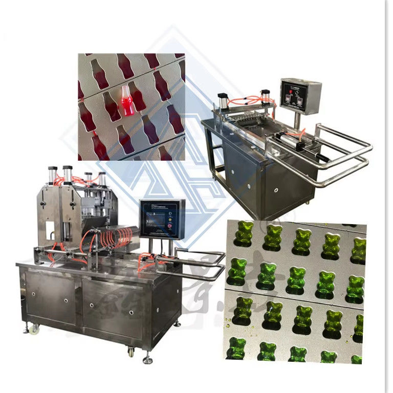 Pequenas Empresas Essenciais 500KG máquina de moldagem para chocolate Toffee Lollipop Gummy Bear