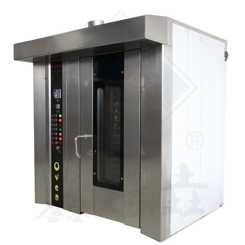 32 bandejas Cupcake de gás elétrico Forno de torrada Forno rotativo para máquina de panificação de pão
